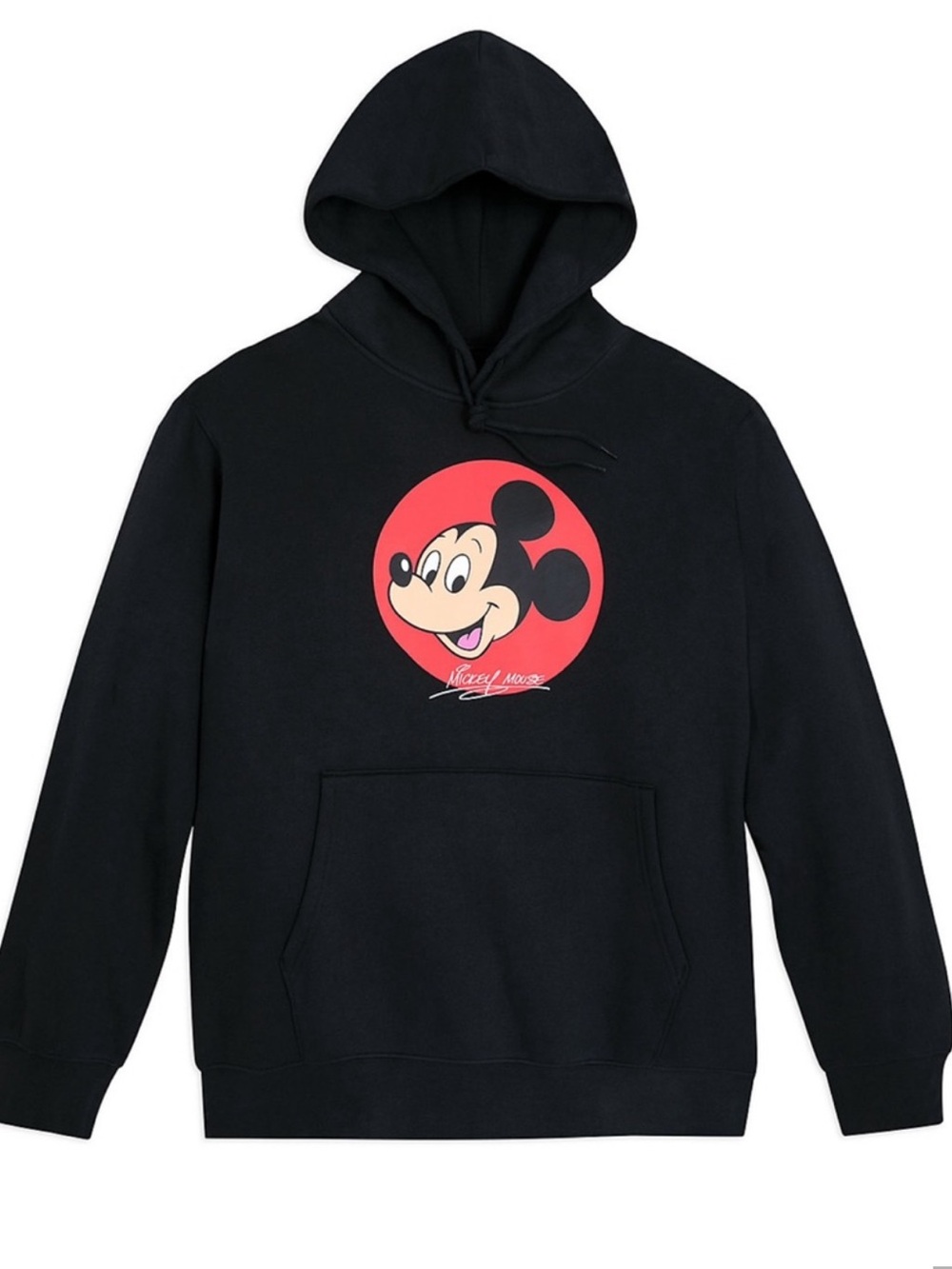 Disney Black Hoodie with Red Mickey Mouse Graphic